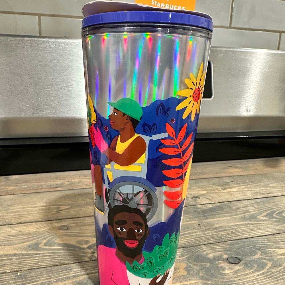 Starbucks Ananya Rao-Middleton Colorful Illustrated Tumbler